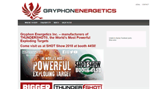 Desktop Screenshot of gryphonenergetics.com